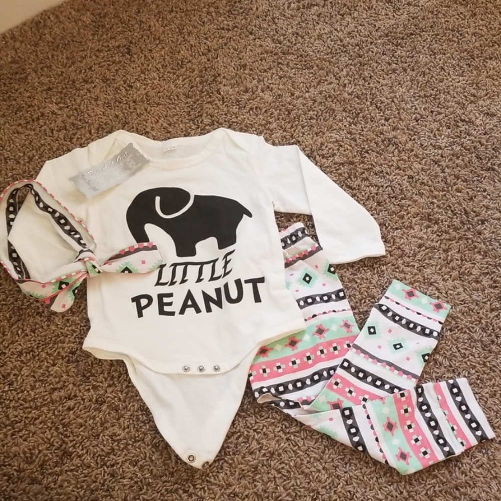 NWT 3pc Baby Girls Outfit 12-18 months